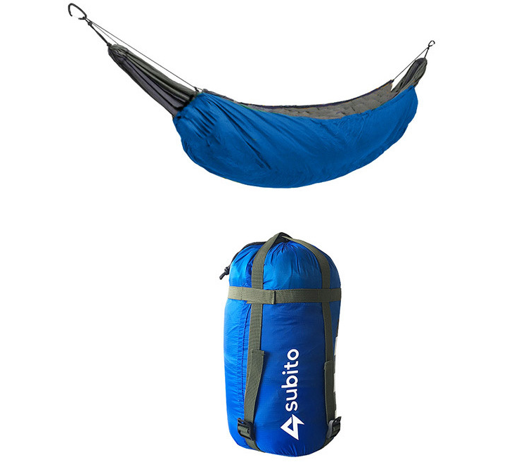 Outdoor camping warm cover cotton hammock - Blue Force Sports