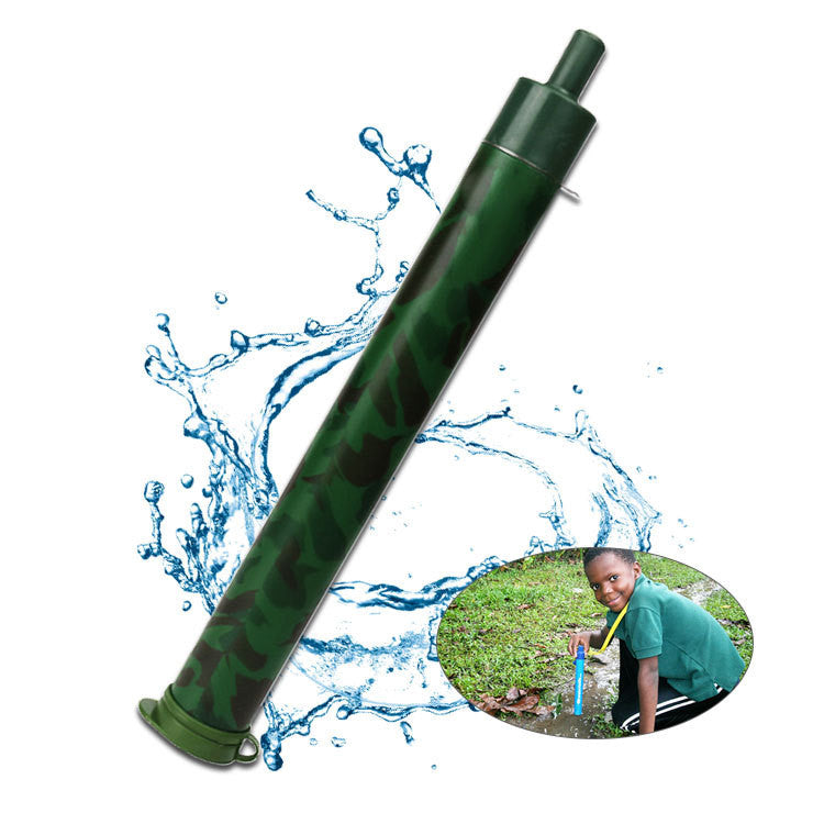 A-type camping wild drink outdoor water purification straw - Blue Force Sports
