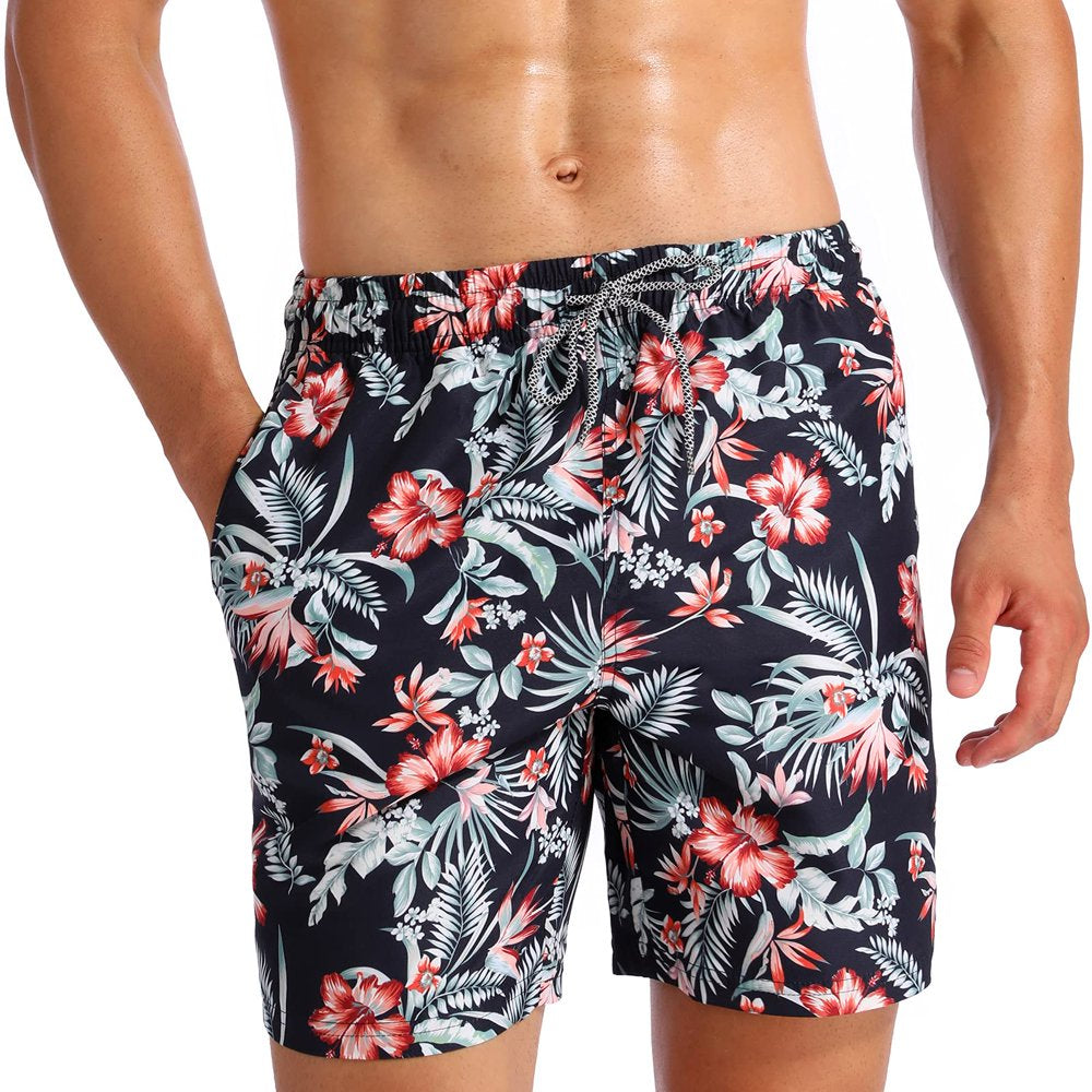 Jointlycreating Summer Beachwear Men Swim Trunks Outdoor Board Shorts Casual Swimwear