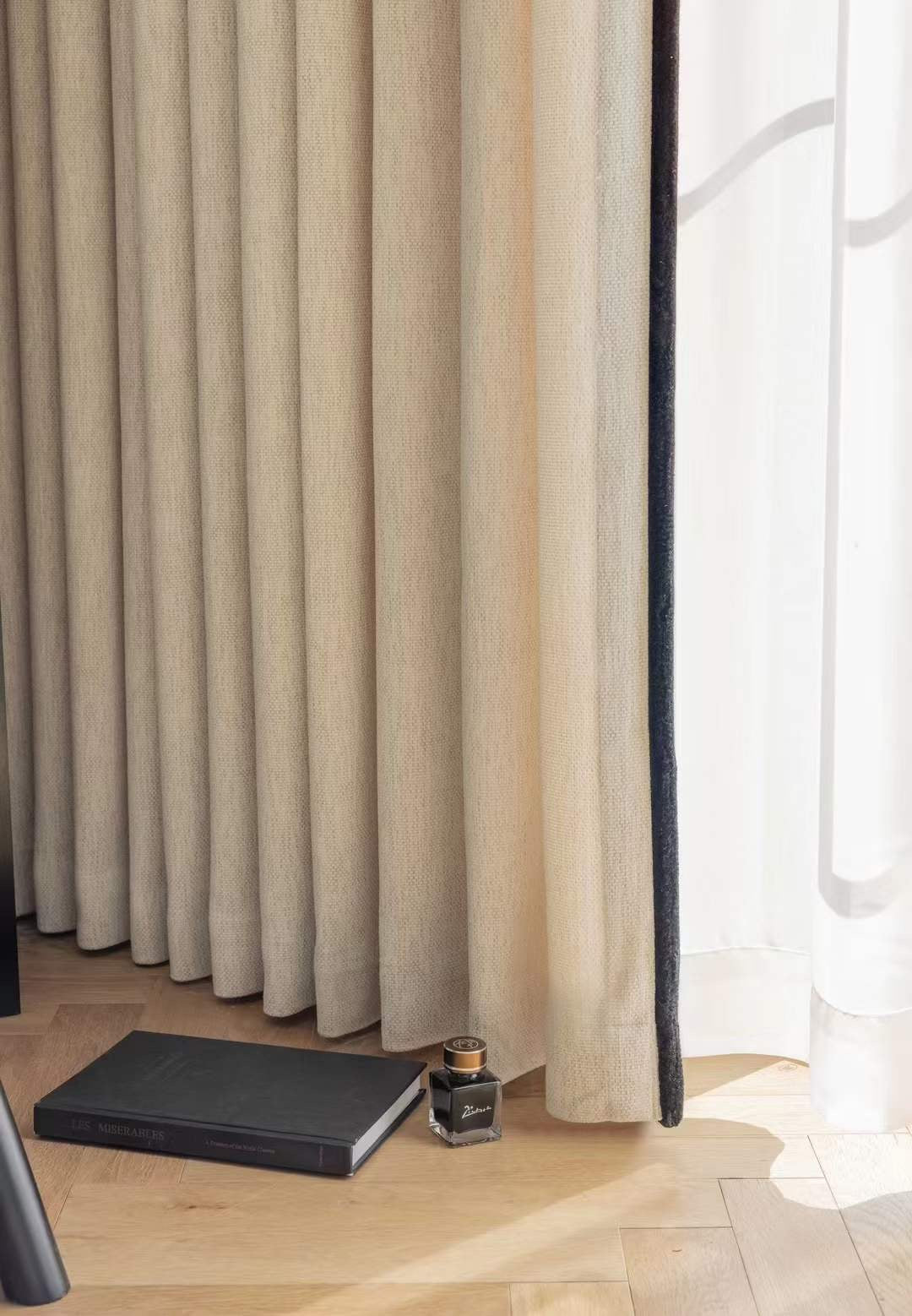 Mid-Century Modern Style 80% Blackout Curtain, Customize Size/Head, 1 Panel