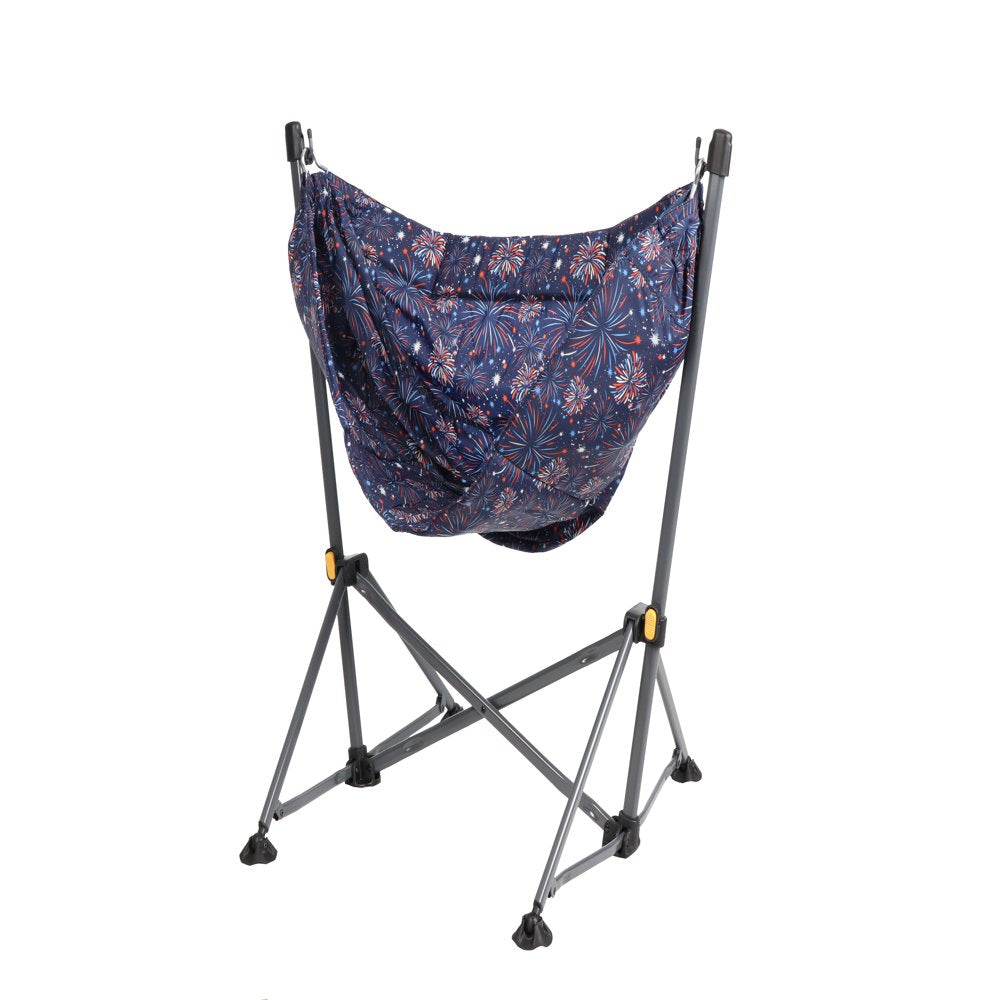 Ozark Trail Portable Hammock Camping Chair, Nylon, Blue