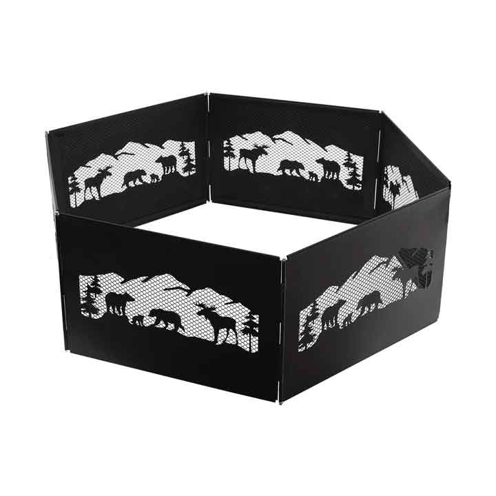 Blue Sky The Zion Portable Folding Fire Ring Northern Woods