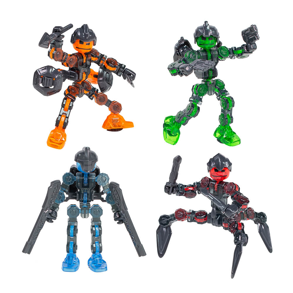 Klikbot - Series 3 Guardian, New Characters & Weapons, Includes Blitz, Sabre, Barrage and Tempest