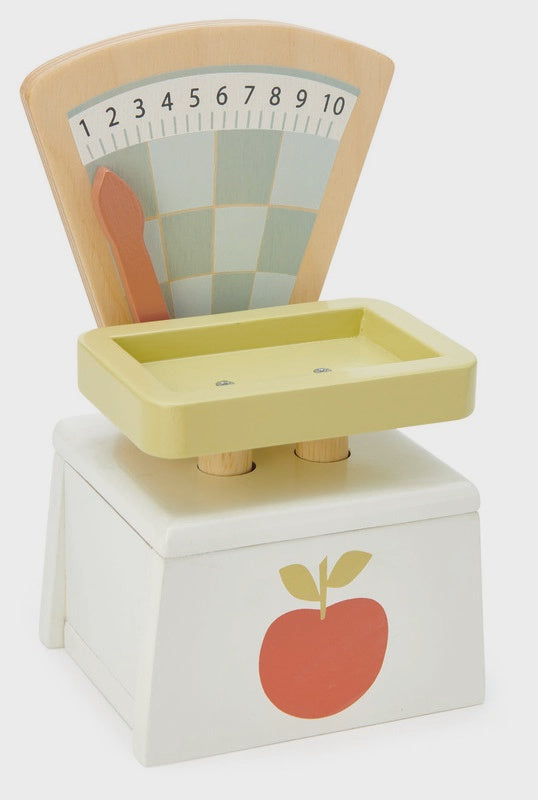 Tender Lead Wooden Market Scales