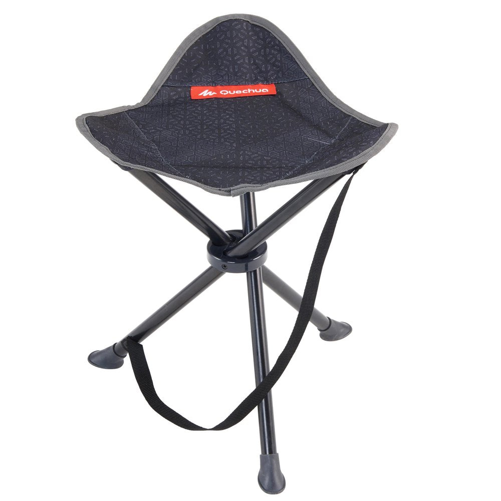 Decathlon Quechua Camping Stool, Black, 2.2 Lbs