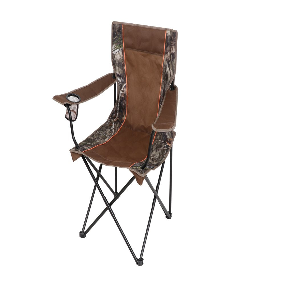 Ozark Trail Camo Camping Chair, Brown, Adult