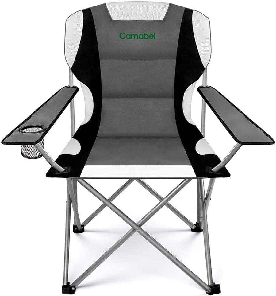Camabel Camping Chair, Black and Gray