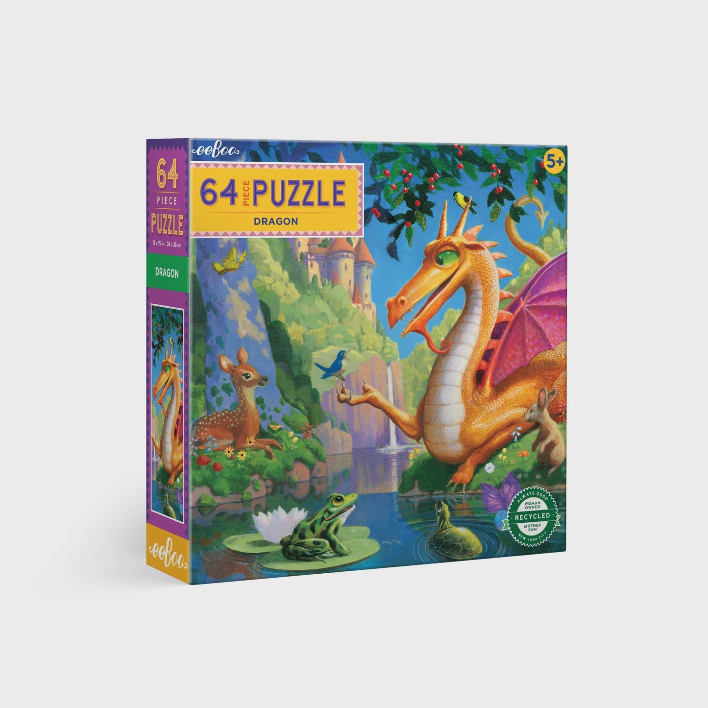 64 Piece Puzzle - Dragon