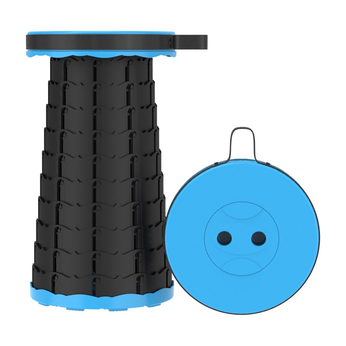 Outdoor Fishing Line Portable Telescopic Stool Multifunctional Plastic Folding Stool - Blue Force Sports