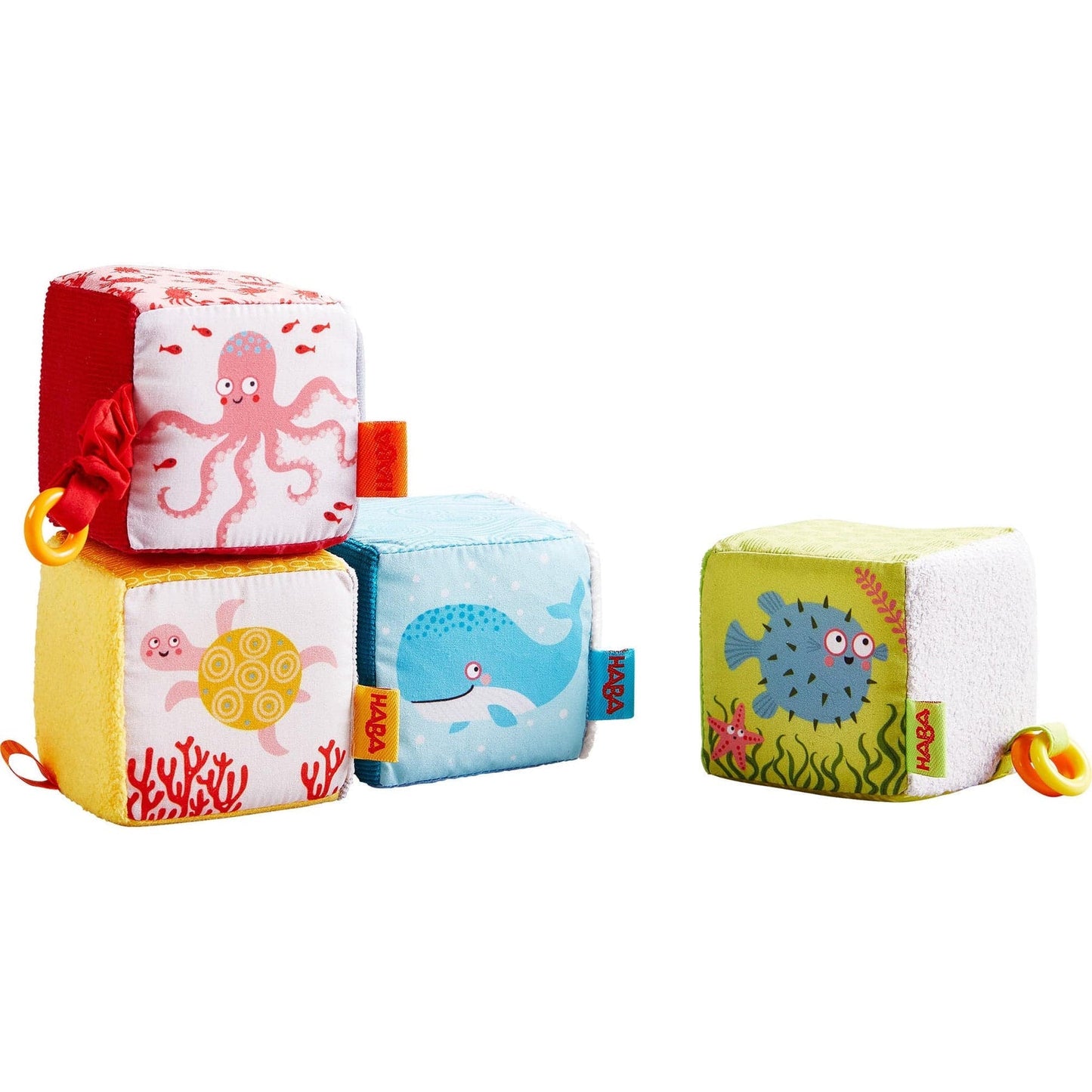Haba Marine World Soft Baby Discovery Cubes