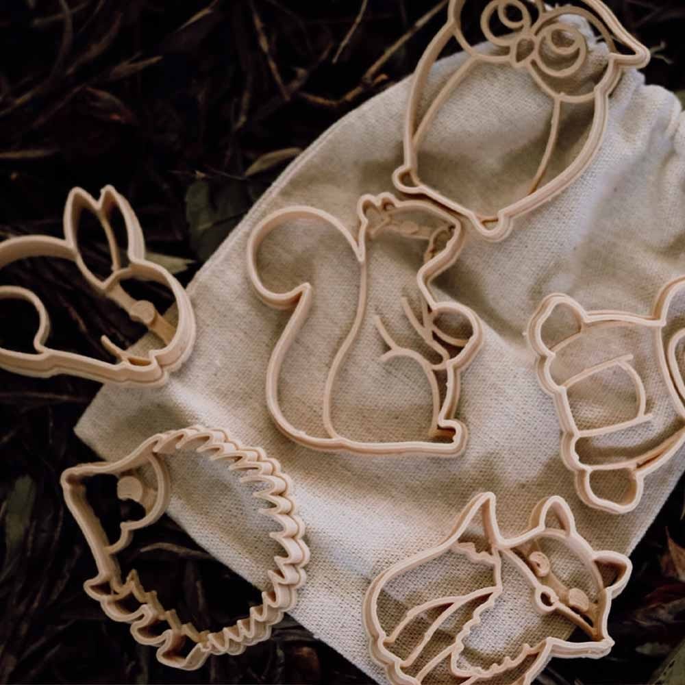 Kinfolk Pantry Eco Cutter Set Mini - Woodland Animals (6pcs)