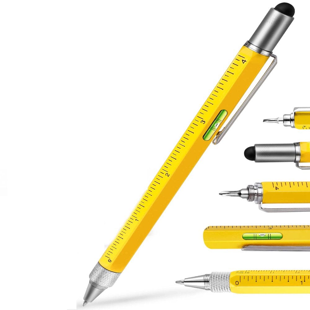 Multitool Pen Cool Stuff Gadgets Birthday Gift,Father'S Day Gifts,Office Engineer Woodworkers Carpenter Construction Tools Gifts