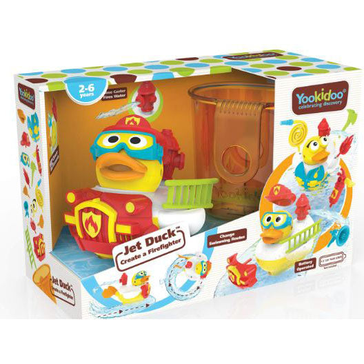 Yookidoo Jet Duck Create A Firefighter Set