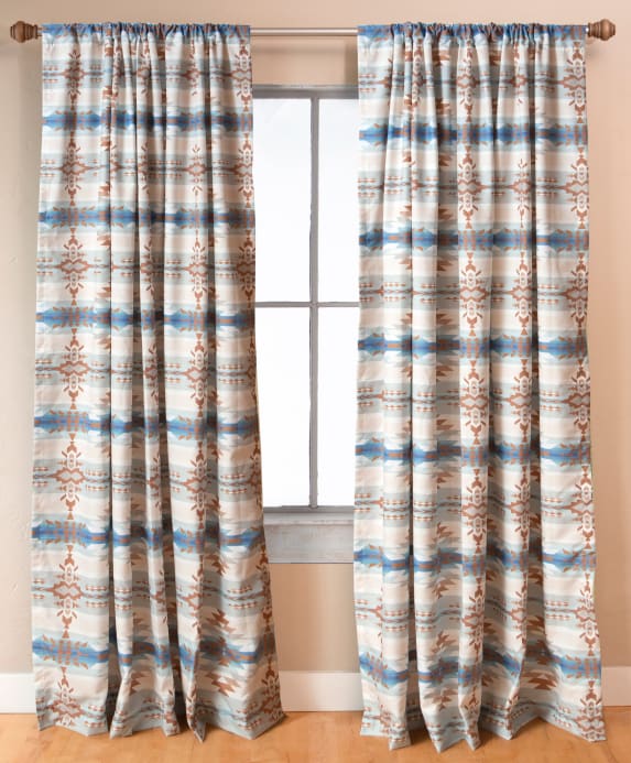 Stack Rock Southwestern Curtain Panel Set