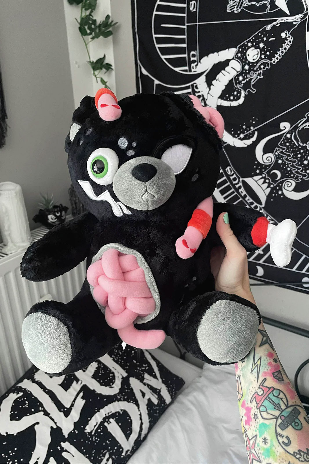 Undead Teddy: Dead as Night Plush Toy
