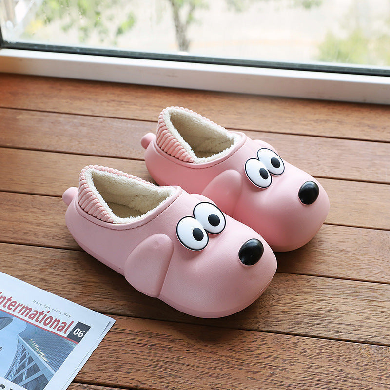 Cute Dog Winter Slippers