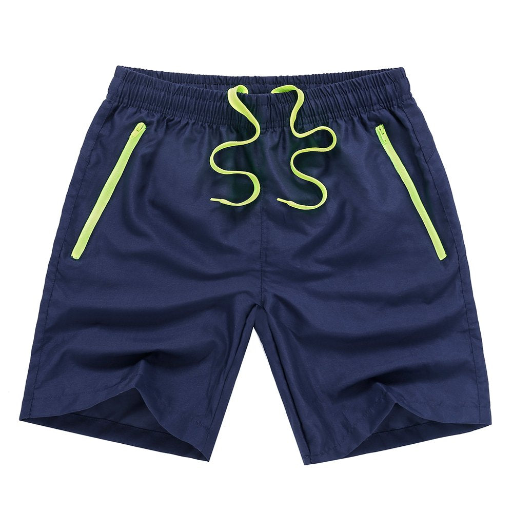 HANMUN Mens Swim Trunks Quick Dry Swim Shorts with Mesh Lining Funny Beach Shorts Swimwear Bathing Suits with Pockets