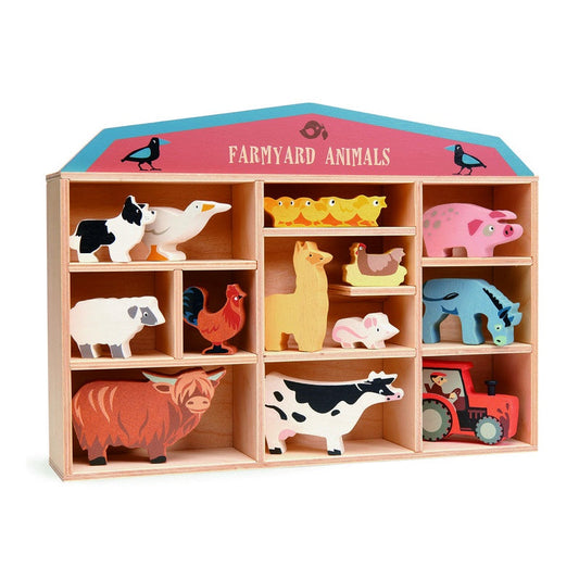 1 piece Farmyard Animals Display Shelf Set