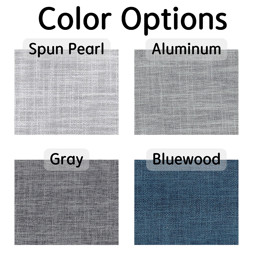 100% Total Blackout Curtain Scottish Linen Textured, Customize Size/Head, 1 Panel