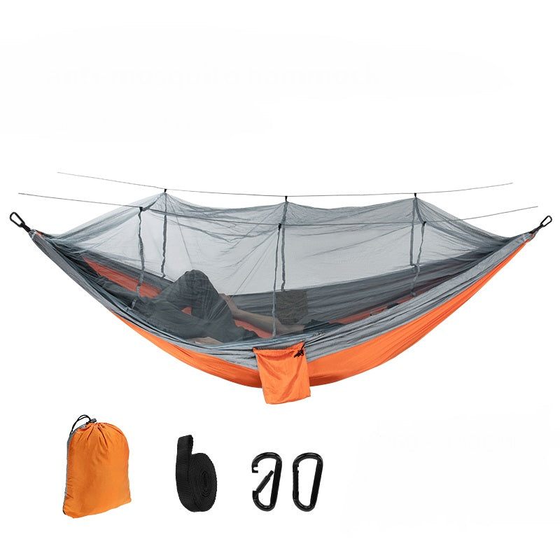 The New Outdoor Mesh Anti-Mosquito Hammock Anti-Rollover - Blue Force Sports