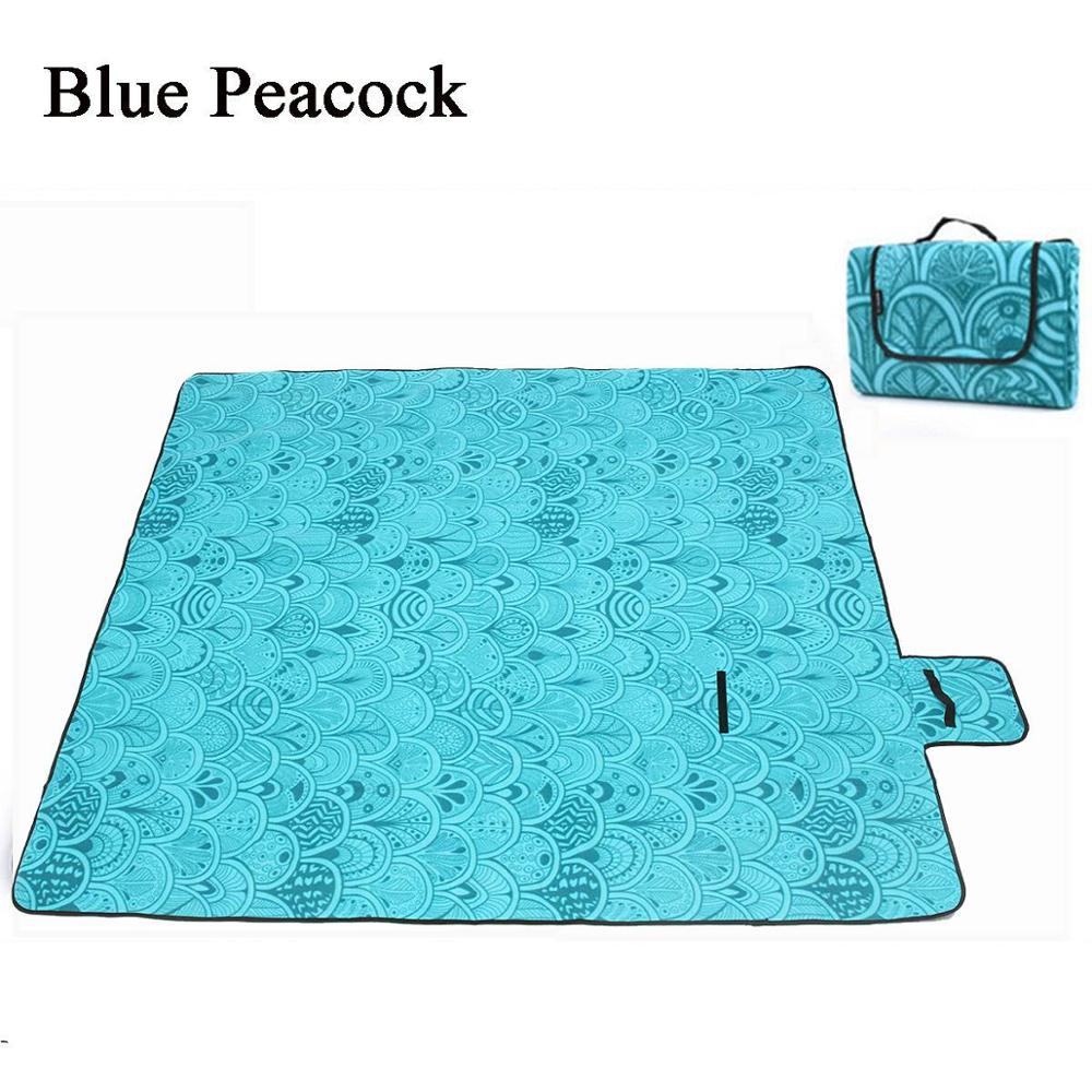 Camping Tent Mat Thickened Outdoor Camping Waterproof Picnic Mat - Blue Force Sports
