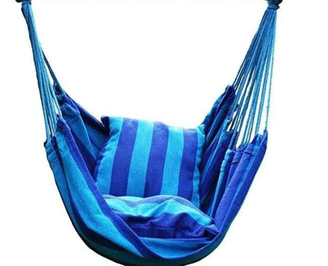 Outdoor Leisure Swing Hanging Chair Indoor Rocking Chair Hammock Wholesale Order - Blue Force Sports