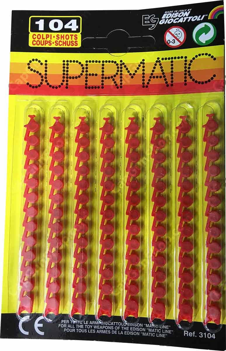 Supermatic - 104 Shots Strip Caps
