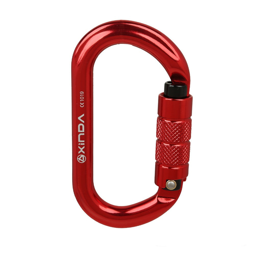 Rock Climbing Carabiner O-shaped Thread Lock - Blue Force Sports