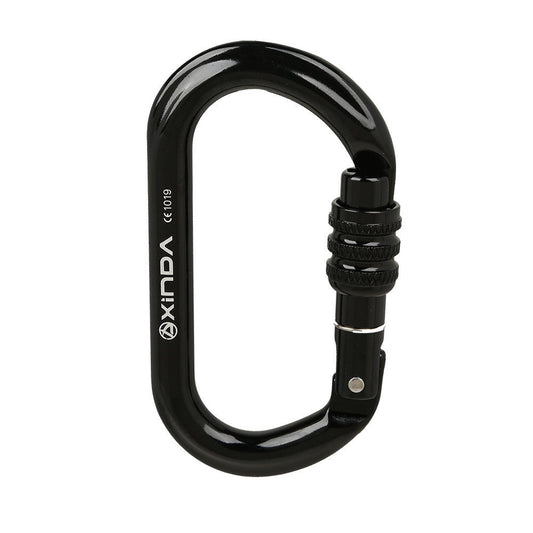 Rock Climbing Carabiner O-shaped Thread Lock - Blue Force Sports