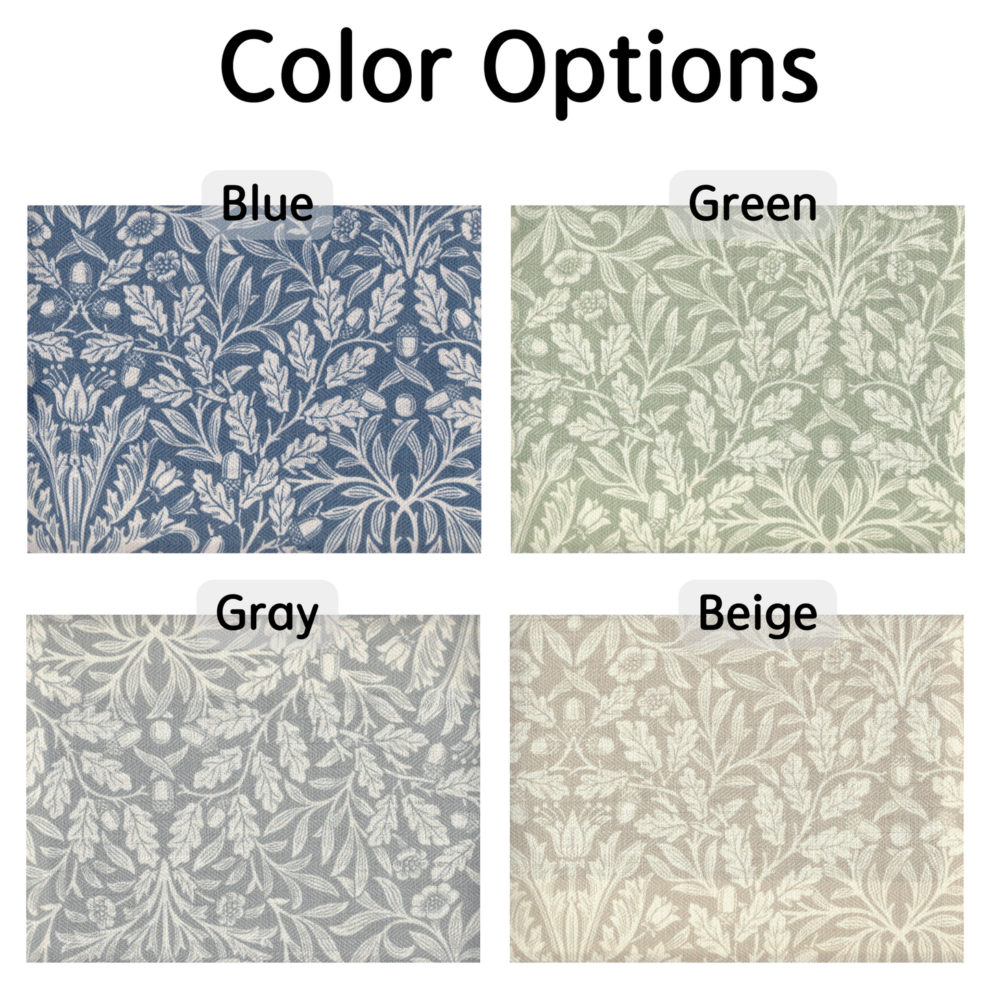 Custom Faux Roman Shades Botanical Bohemian Style