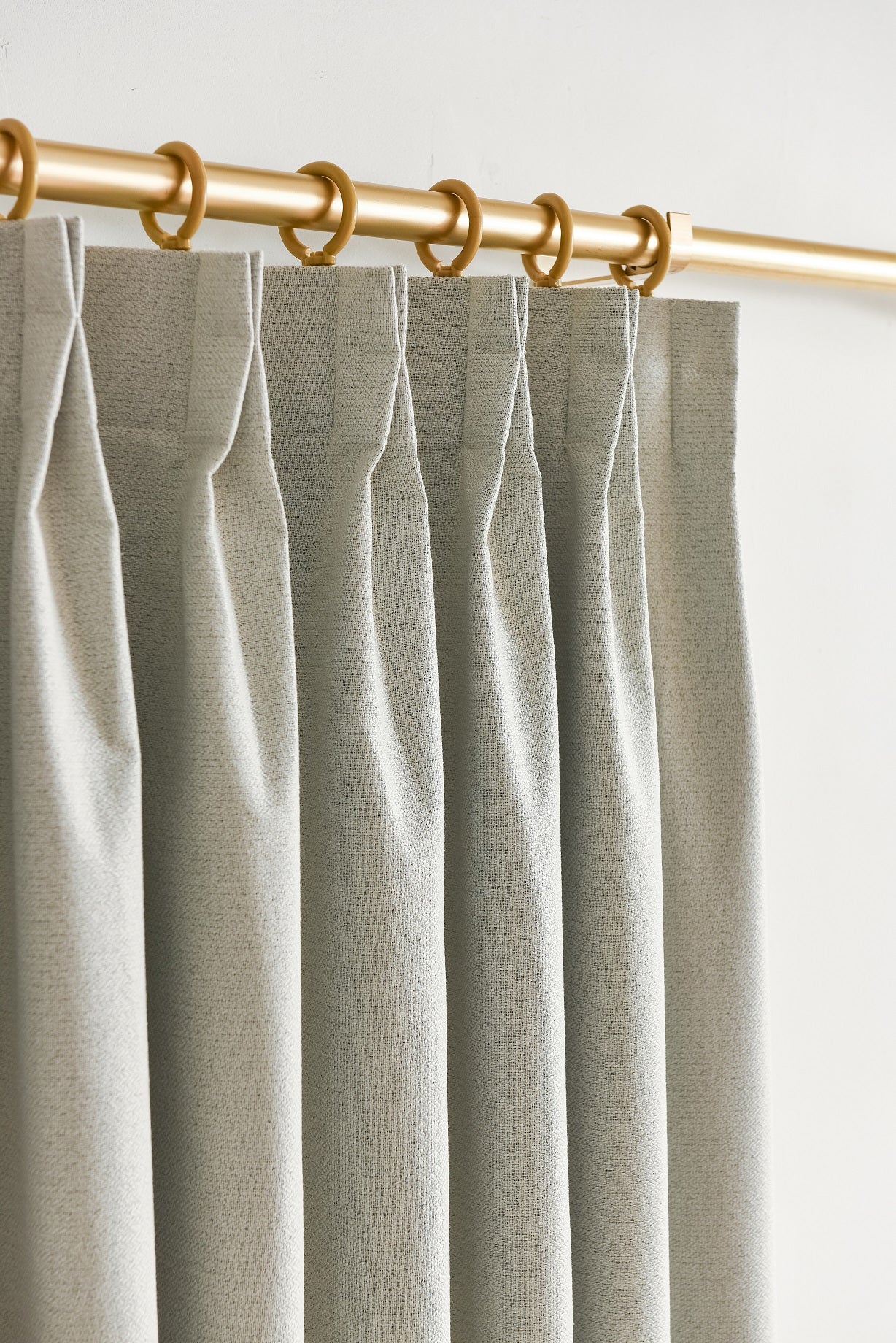 100% Total Blackout Curtain Subtle Herringbone Textured, Customize Size/Head, 1 Panel