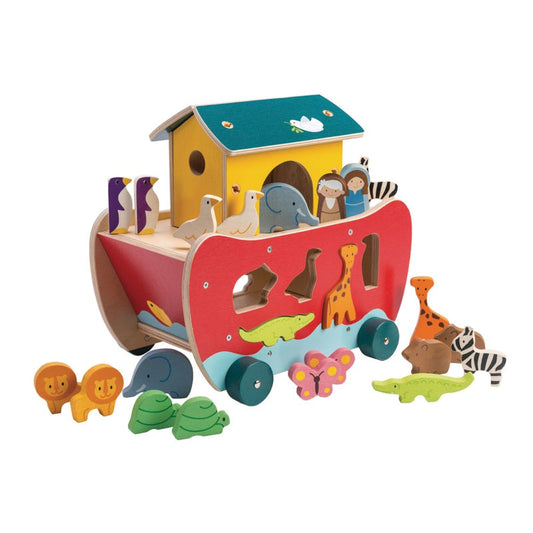 Tender Leaf Noah's Shape Sorter Ark Toddler Toy