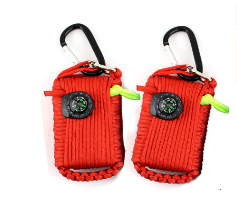 Camping bag climbing umbrella rope equipment kit hand-woven process escape emergency self-help kit outdoor supplies - Blue Force Sports