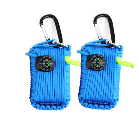Camping bag climbing umbrella rope equipment kit hand-woven process escape emergency self-help kit outdoor supplies - Blue Force Sports