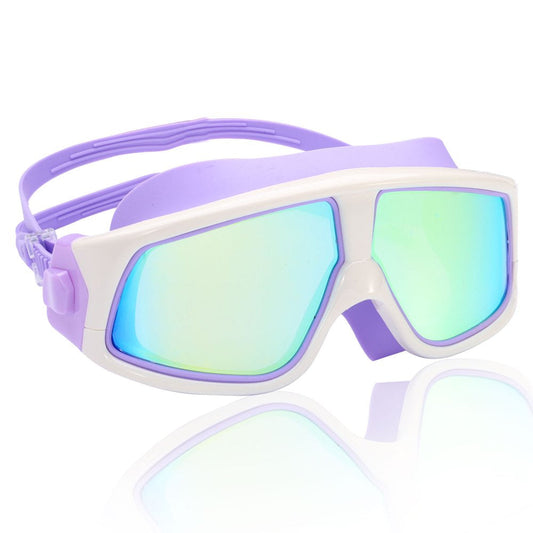 Eversport Swim Goggles Anti-Fog for Adult Youth Teen Men Women with Large Frame Suitable Swimming Pool Water Park Beach