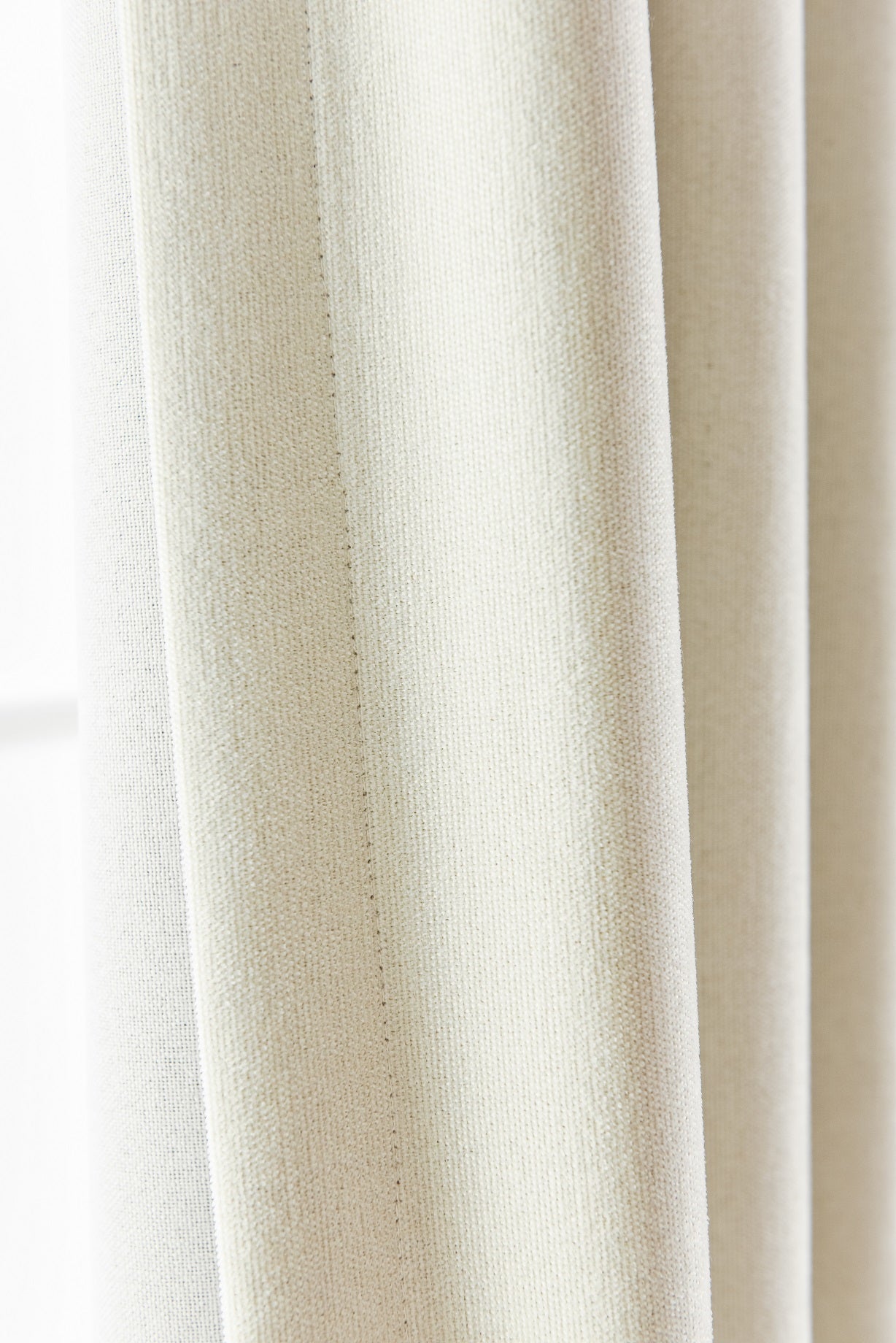 100% Total Blackout Curtain Chenille Textured, Customize Size/Head, 1 Panel