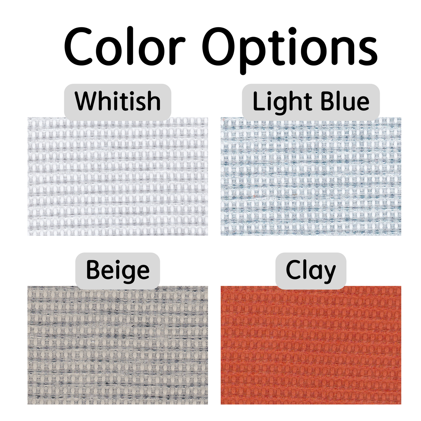 Nature Weave Curtain 60% Blackout Curtain, Customize Size/Head, 1 Panel