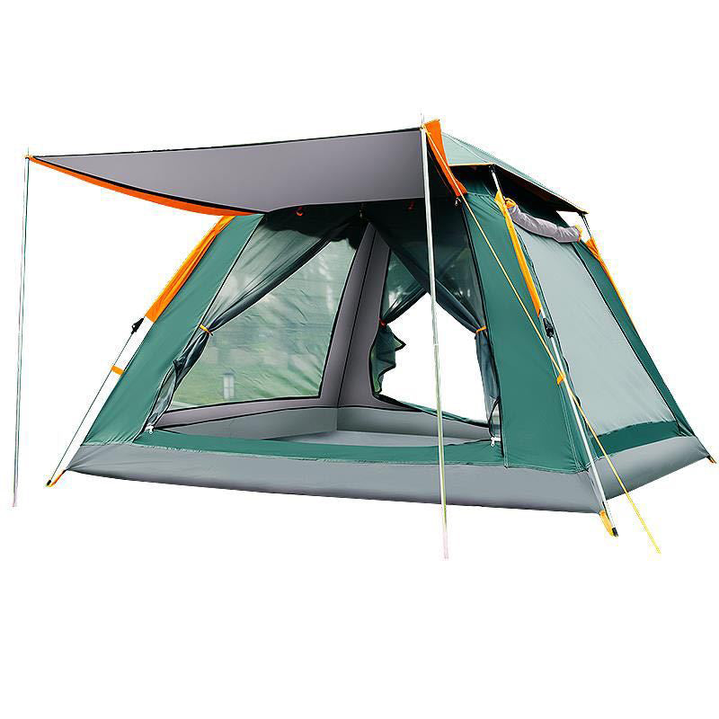 Fully Automatic Speed  Beach Camping Tent Rain Proof Multi Person Camping - Blue Force Sports
