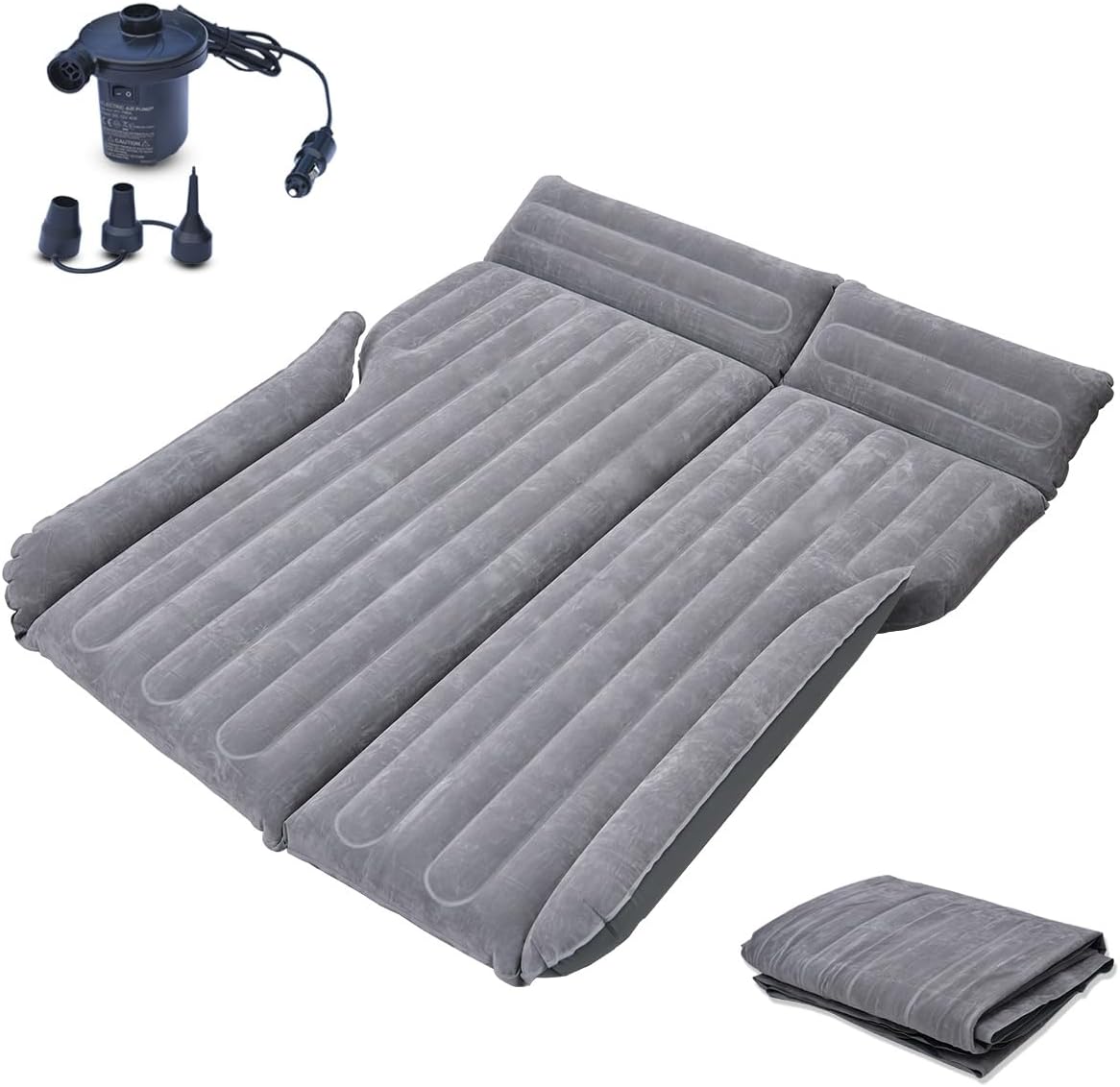 WEY&FLY King Kong Extra Tough Edition — Enhanced SUV Air Mattress, Car Mattress for SUV, Ultra-Thick and Comfortable SUV Mattress, Suitable for Camping, Sleeping, Travel, w/Pump