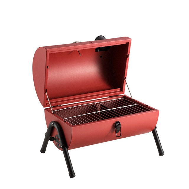 Portable Outdoor BBQ Grill Patio Camping Picnic Barbecue Stove Suitable For 3-5 People - Blue Force Sports