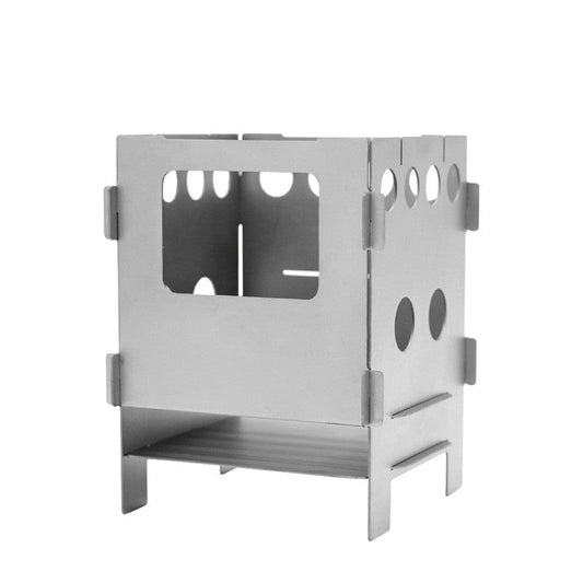 Pure Titanium Alloy Firewood Mountaineering Camping Stove - Blue Force Sports