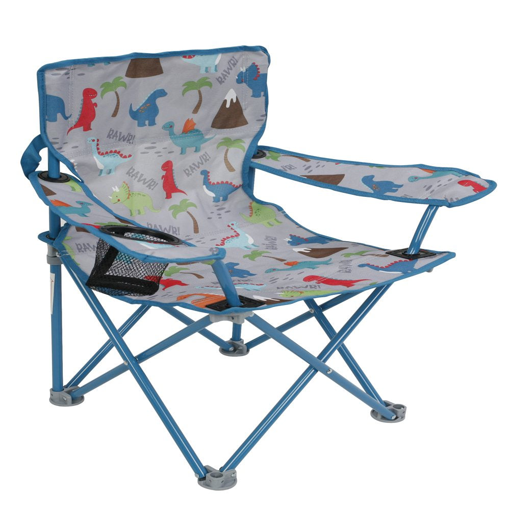 Crckt Kids Folding Camp Chair with Safety Lock (125Lb Capacity) Unicorn Print