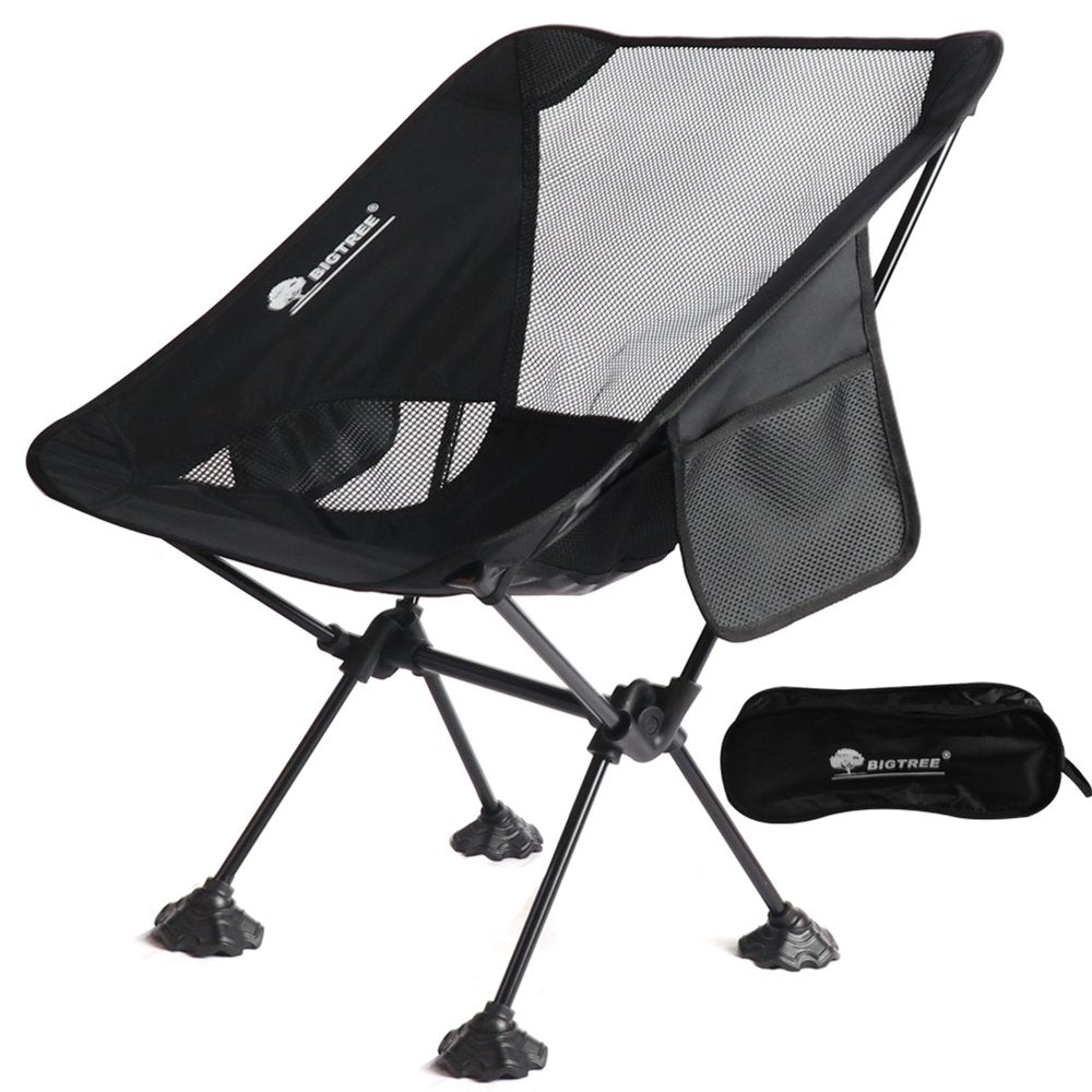 Portable Ultralight Camping Chair - Black