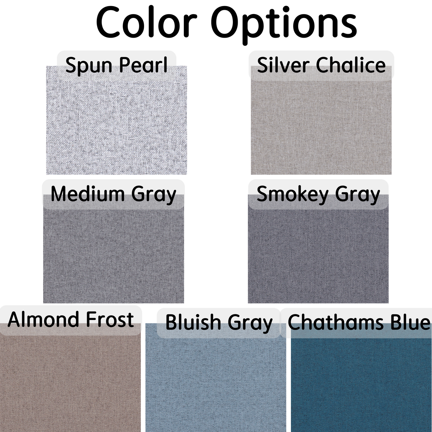 100% Total Blackout Curtain Linen Textured, Customize Size/Head, 1 Panel