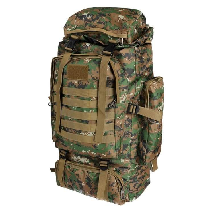 80L Military Tactical Backpack Rucksack Hiking Camping Outdoor Trekking Army Bag