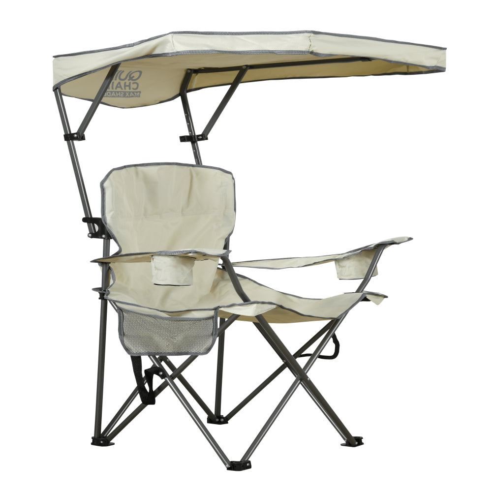 Max Shade Folding Chair - Red/Gray