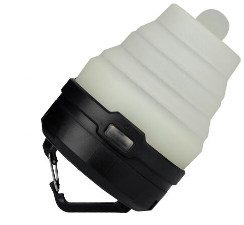 Black Retractable Tent Light