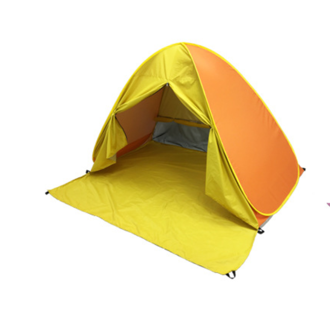 Sunscreen Shelter Tent Anti-UV Pop Up Beach Canopy Outdoor Camping Hiking Tent Travelling Easy Carrying Portable Parts - Blue Force Sports