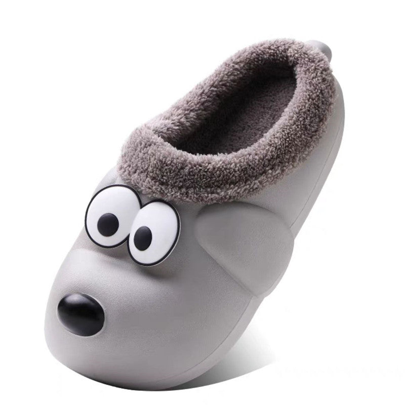 Cute Dog Winter Slippers