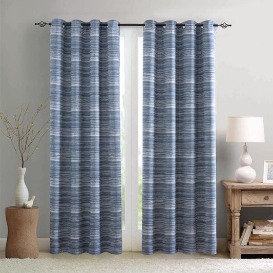 Darkening Curtains in Blue 52x84 Inches 2 Set Panels